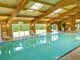 Outdoor and indoor swimming pools and sauna